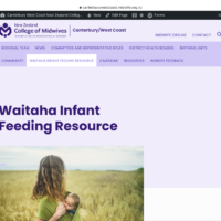 Launch of our new online Waitaha Infant Feeding resource